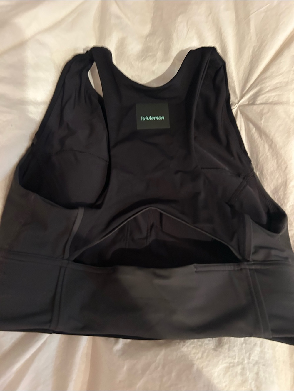 lululemon athletica Black Cutout Racerback Sports Bra